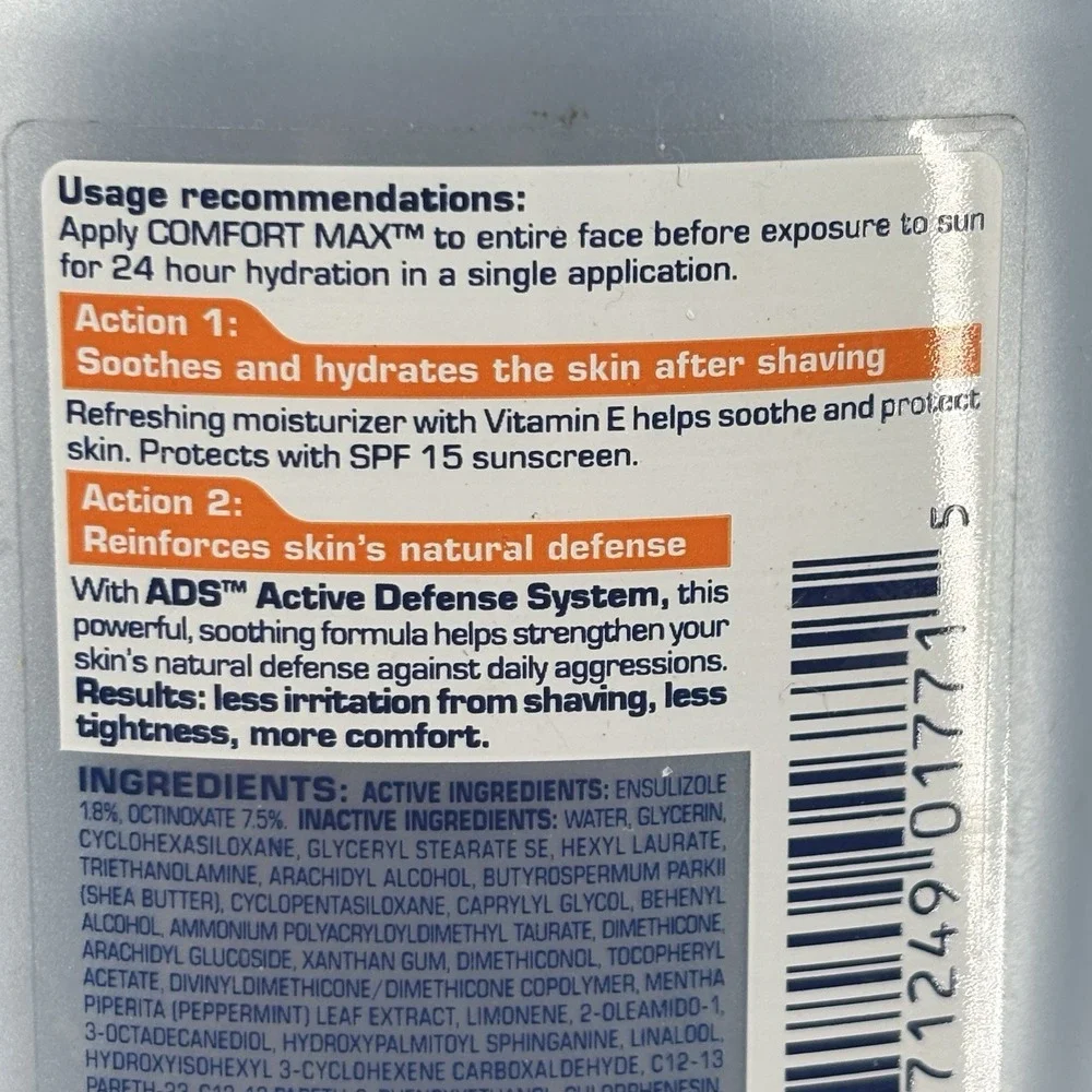 L'Oreal Men Expert Comfort Max After Shave Balm Vitamin E SPF15 3.3 fl oz. HTF
